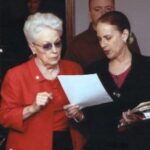 Cynthia directing former Governor Ann Richards